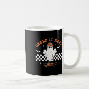 Niedliches Hallowee auf der Rennstrecke von Creep Kaffeetasse