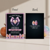 Niedliches Halloween 1. Geburtstag Einladung