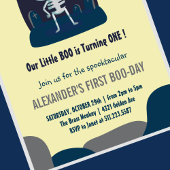 Niedliches Halloween 1. Geburtstag Einladung