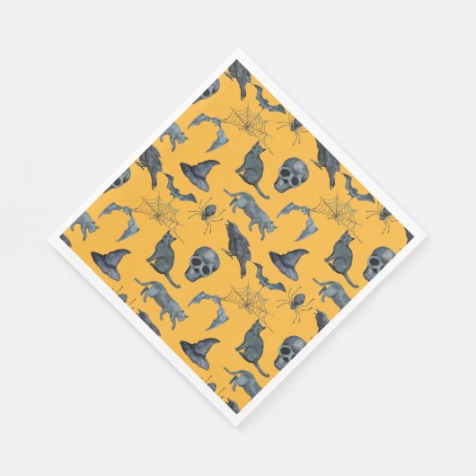Niedliches Halloween-Allround-Design Napkins Serviette (Ecke)