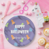 Niedliches Halloween anpassbar Pappteller (Party)