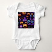 Niedliches Halloween Baby Strampler (Vorderseite)