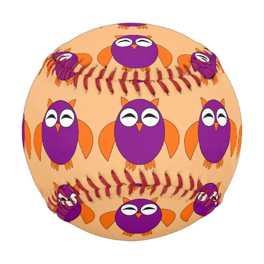 Niedliches Halloween-Baseball Baseball (Vorderseite)