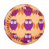Niedliches Halloween-Baseball Baseball (Vorderseite Links)