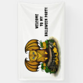 Niedliches Halloween-Becken Banner (Vertikal)