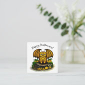 Niedliches Halloween-Becken Begleitkarte (Stehend Vorderseite)