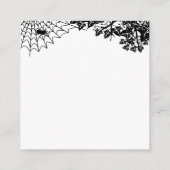 Niedliches Halloween-Becken Begleitkarte (Rückseite)