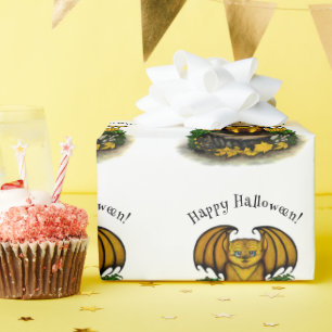 Niedliches Halloween-Becken Geschenkpapier