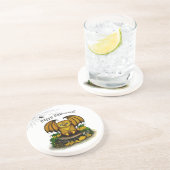 Niedliches Halloween-Becken Getränkeuntersetzer (Seite)