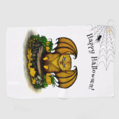 Niedliches Halloween-Becken Golfhandtuch (Horizontal)