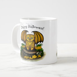 Niedliches Halloween-Becken Jumbo-Tasse