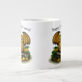 Niedliches Halloween-Becken Jumbo-Tasse (Vorderseite)