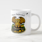 Niedliches Halloween-Becken Jumbo-Tasse (Rechts)