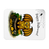 Niedliches Halloween-Becken Magnet (Horizontal)