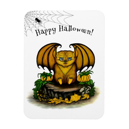 Niedliches Halloween-Becken Magnet (Vertikal)