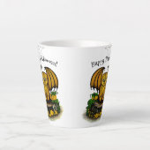 Niedliches Halloween-Becken Milchtasse (Vorderseite)