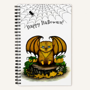 Niedliches Halloween-Becken Notizblock