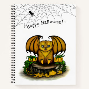 Niedliches Halloween-Becken Notizblock