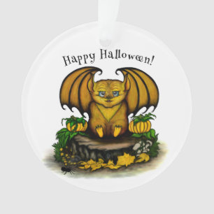 Niedliches Halloween-Becken Ornament