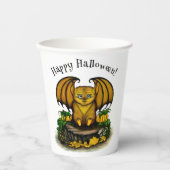 Niedliches Halloween-Becken Pappbecher (Vorderseite)
