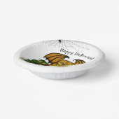 Niedliches Halloween-Becken Pappteller (Gewinkelt)