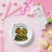 Niedliches Halloween-Becken Pappteller (Party)