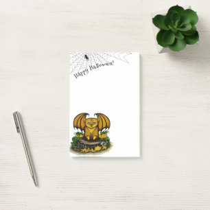 Niedliches Halloween-Becken Post-it Klebezettel