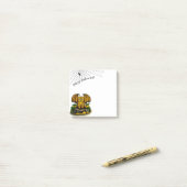 Niedliches Halloween-Becken Post-it Klebezettel (Auf Schreibtisch)