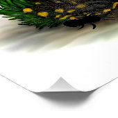 Niedliches Halloween-Becken Poster (Ecke)