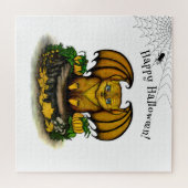 Niedliches Halloween-Becken Puzzle (Horizontal)