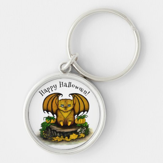Niedliches Halloween-Becken Schlüsselanhänger (Vorne)