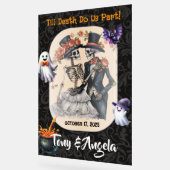 Niedliches Halloween-Begrüßungszeichen Acrylschild (Winkel)