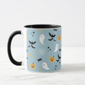 Niedliches Halloween Boo Blush Blue Tasse (Links)