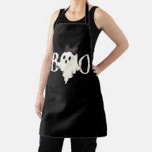 Niedliches Halloween "Boo" Geist mit Bow -