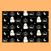 Niedliches Halloween-Boo-Ghost-Muster Seidenpapier