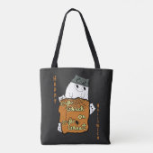 Niedliches Halloween Boo - Trick oder Treat Hallow Tasche (Rückseite)