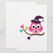 Niedliches Halloween Briefpapier (Vorne/Hinten)