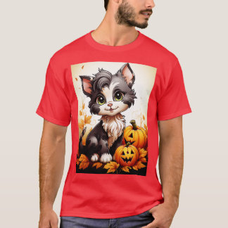 Niedliches Halloween-Buchcover für Kinder (37) T-Shirt