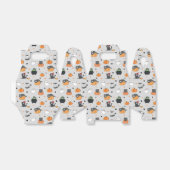 Niedliches Halloween-Cats- und Geistermuster Geschenkschachtel (Ungefaltet)