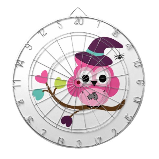 Niedliches Halloween Dartscheibe (vorne)