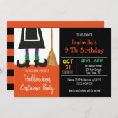 Niedliches Halloween Einladung (Vorne/Hinten)