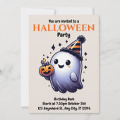 Niedliches Halloween Einladung (Vorderseite)