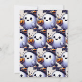 Niedliches Halloween Einladung (Rückseite)