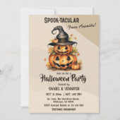 Niedliches Halloween Einladung (Vorderseite)