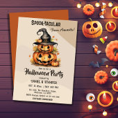 Niedliches Halloween Einladung