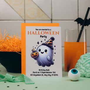Niedliches Halloween Einladung