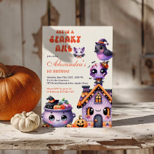 Niedliches Halloween erster Geburtstag