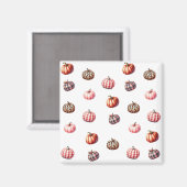 niedliches Halloween/Fall Kürbismuster Magnet (Vorderseite/Rückseite)