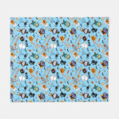 Niedliches Halloween Fleece Blanket (Vorderseite (Horizontal))