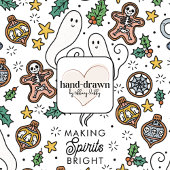 Niedliches Halloween-Foto Feiertagskarte